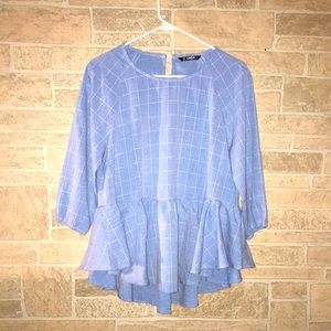 ✅Shein Babydoll Top with Ruffled hem